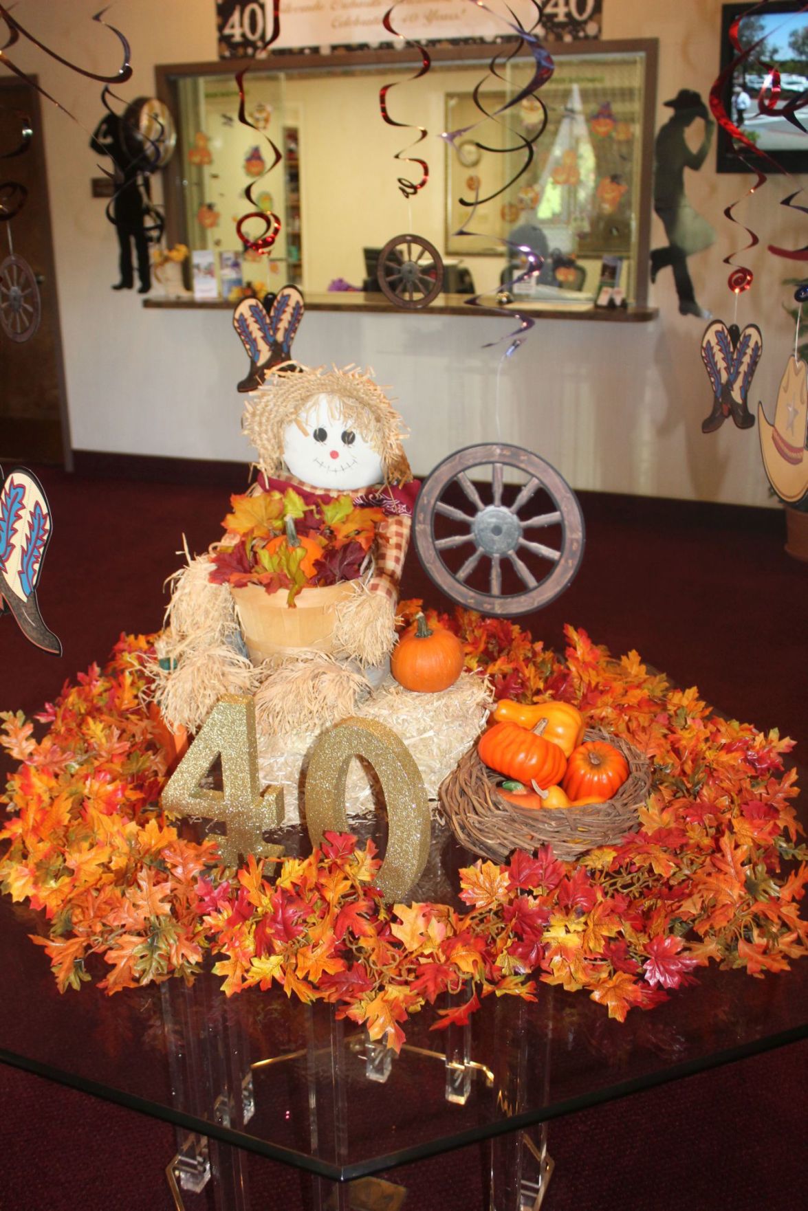 40th anniversary display